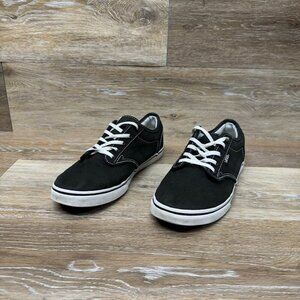 Vans Off The Wall Black Canvas Sneaker Women's Size 7.5